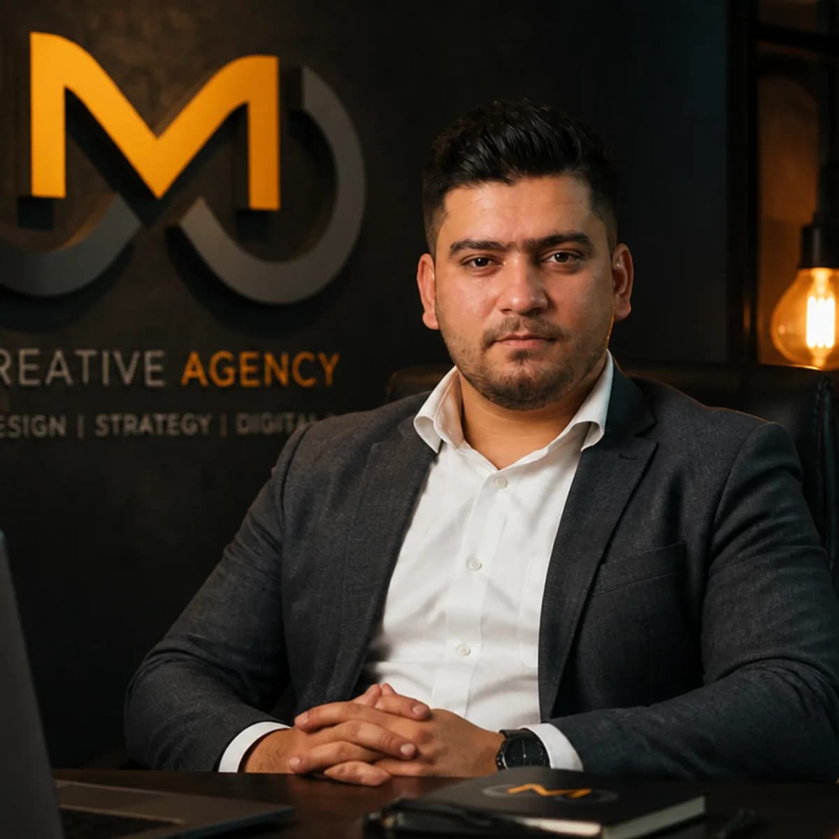Yousif Ismail, founder and creative director of Meta Graphic in Erbil
